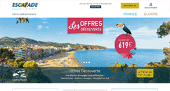 Desktop Screenshot of escapade-voyages.fr